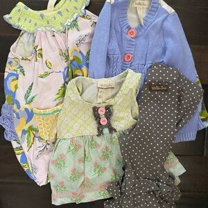 Matilda Jane Floral and Polka Dot Clothing Set